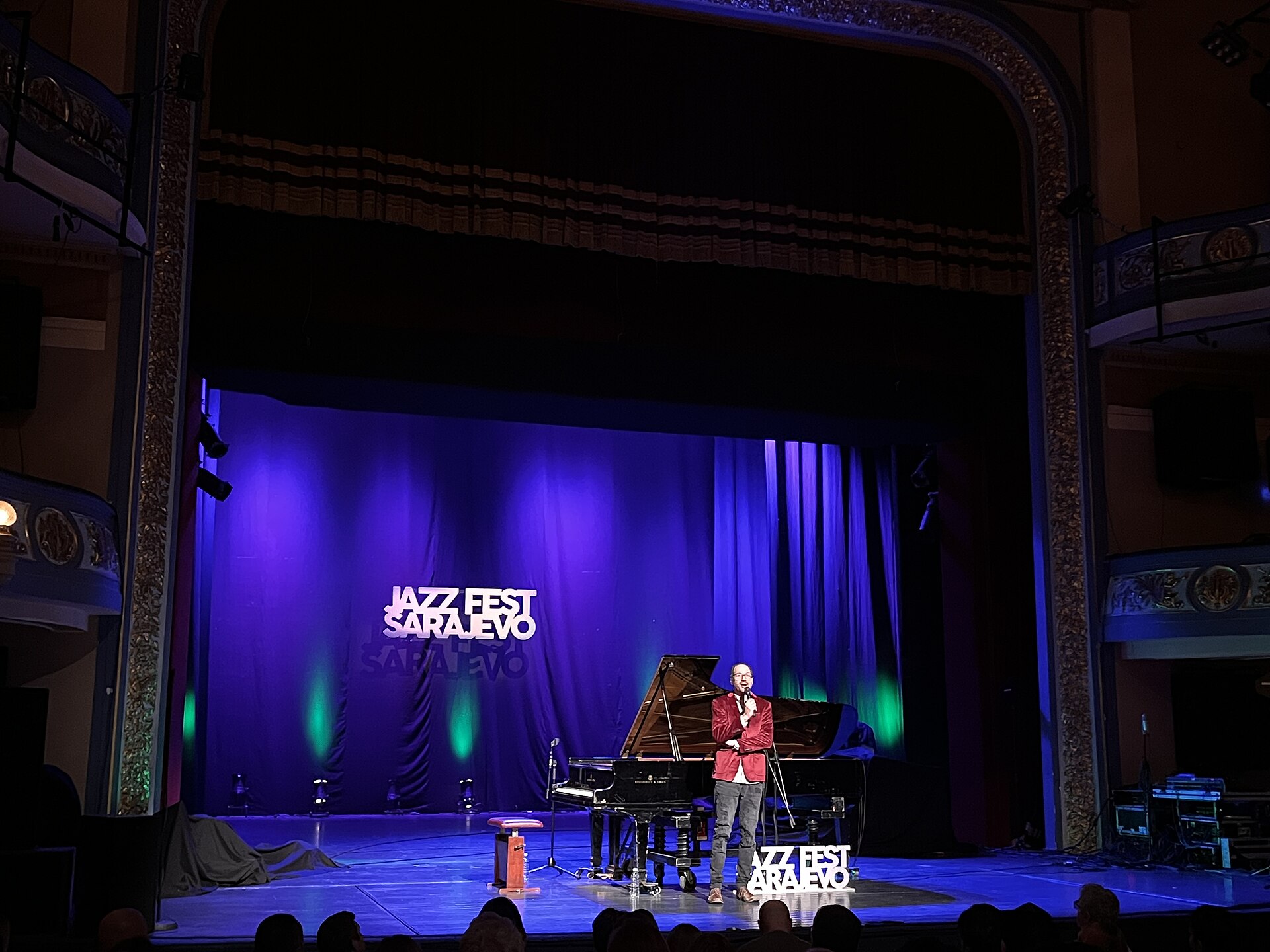 Konsert under Jazz Fest Sarajevo vid Narodno pozorište